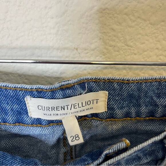 Current Elliot Boyfriend Jeans Distressed Cloudburst Women’s Size 28 - Picture 4 of 8